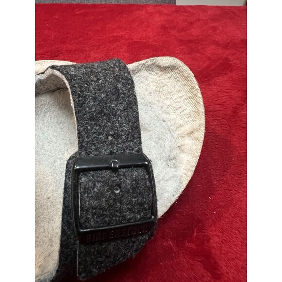 Birkenstock Arizona Wool Felt Rivet Sandals Slides Dark Gray EU 40 (L9, M7) main image 12